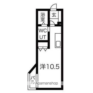 メゾン花【202号室】の間取り
