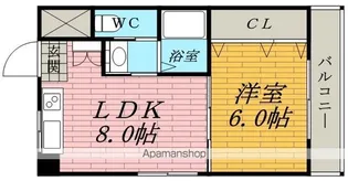 メティス有馬【3階】の間取り
