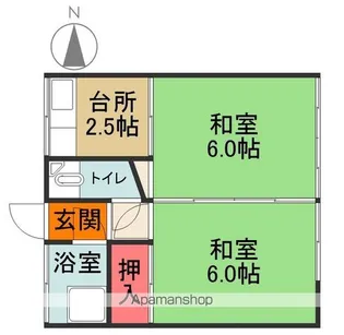 いずみ荘1【5号室】の間取り