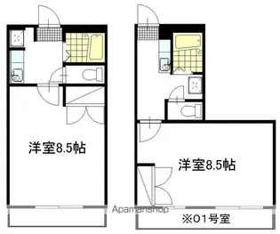 グレースコート24MK E棟【3階】の間取り