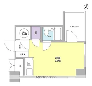 フェリス松本九段【6階】の間取り