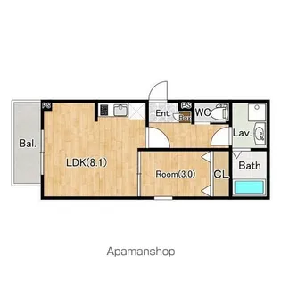 (仮称)ジーメゾン鎌ヶ谷くぬぎ山【302号室】の間取り