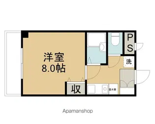 ラフォーレ南栄【105号室】の間取り