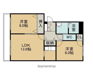 エルドラード青葉A【405号室】の間取り