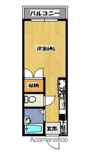 メゾン千代田【202号室】の間取り