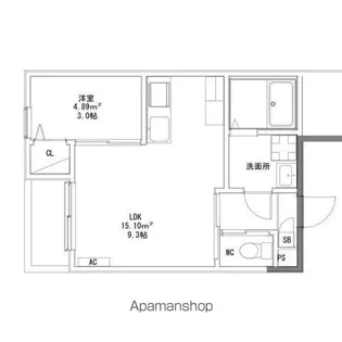 Delica栄生(デリカサコウ)【1階】の間取り