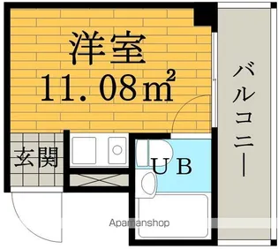 ソシオリバーハイツ【41号室】の間取り