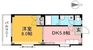 COZY COURT【4階】の間取り