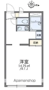 レオパレスVENUS【2階】の間取り