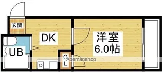 シティハイツ淡路【105号室】の間取り