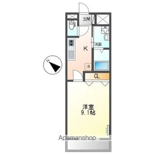 ピア・BELL【2階】の間取り