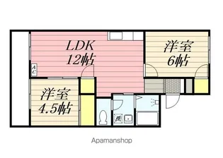 ドミール長良【2階】の間取り