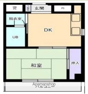 カネユーハイツ阿佐谷【5階】の間取り