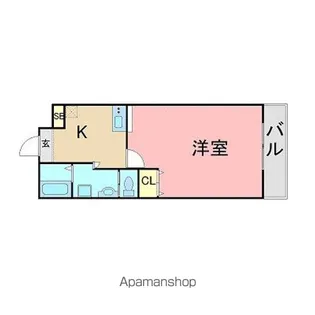 サヴォイマキシマイズ博多ステーション【1111号室】の間取り