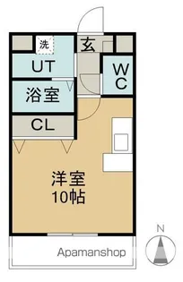 エテルノⅡ【201号室】の間取り