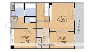 アルベロ・17【505号室】の間取り