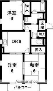 MT.BELL【B103号室】の間取り