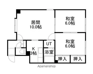 パレーシャルKⅡ【1階】の間取り