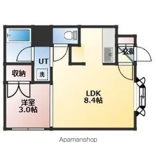 シェスタ24【202号室】の間取り