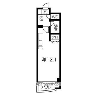 ラ・プリミエール【4階】の間取り