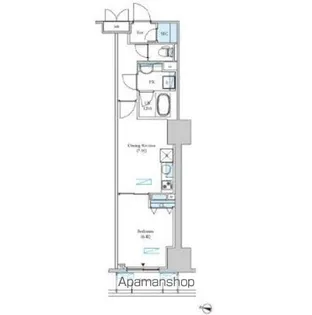 ロイジェントパークス千葉中央【10階】の間取り
