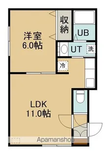 メイプルハイム【101号室】の間取り