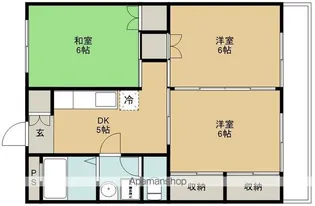 萱場ハイツ【101号室】の間取り