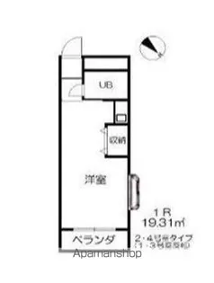 ランドフォレスト南柏Ⅱ【3階】の間取り