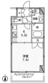 スペーシア高円寺Ⅰ【4階】の間取り