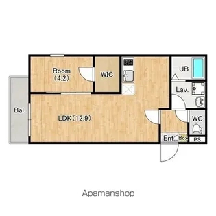 ジーメゾン千葉村田町シャルム【2階】の間取り