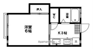 メゾン・ド・エル【107号室】の間取り