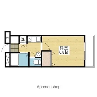 アルト紅葉町 B棟【104.号室】の間取り