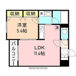 レガーロ旭町【2階】の間取り