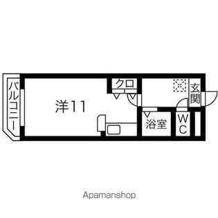 プリミエール大和通【3階】の間取り