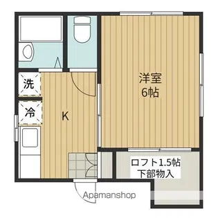 AKASHI【1階】の間取り