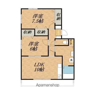 メゾン小林【3-A号室】の間取り