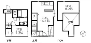 福岡県福岡市東区水谷1丁目【アパート】の間取り