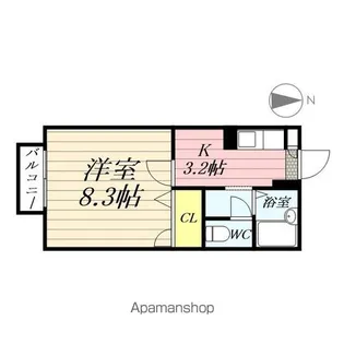フローラル南光台【2階】の間取り