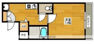 ウエストコート江坂【1階】の間取り