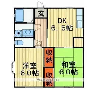 リトルアーク【1階】の間取り