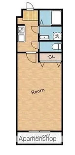 Feliz羽倉崎【205号室】の間取り