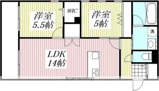 キルシュ ブリューテ 2【406号室】の間取り