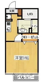 東京都日野市万願寺6丁目【アパート】の間取り