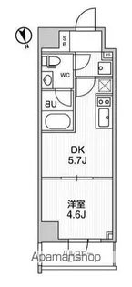ALTERNA浅草【6階】の間取り