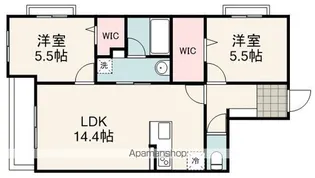 (仮)リバブル富士見台【5階】の間取り