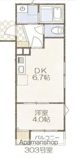 GRACIM 06【3階】の間取り