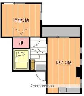 ニュー三番町ハイツ【402号室】の間取り