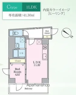 LUVAST YOYOGI PARK【4階】の間取り