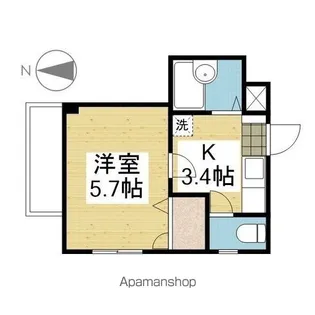 GRACE高砂【303.号室】の間取り