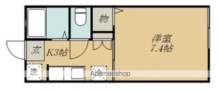 ピース6小松島【1階】の間取り